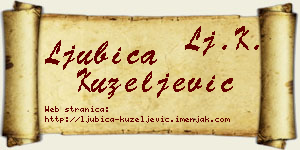 Ljubica Kuzeljević vizit kartica
